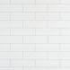 Bathroom Wall Panel - 1000mm x 2400mm x 10mm Grout Line White London Tile