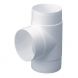 Easipipe Round Ventilation Duct Tee - 125mm