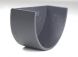 Cast Iron Deep Half Round Gutter Internal Stopend - 100mm Primed