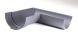 Cast Iron Deep Half Round Gutter Right Hand Angle - 90 Degree x 125mm Primed