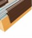 PolyX Rafter Bar Edge Trim - 2mtr Brown