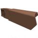 Dry Verge Unit Left Hand - Brown