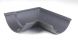 Cast Iron Beaded Half Round Gutter Right Hand Angle - 90 Degree x 125mm Primed