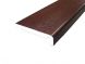 Replacement Fascia Box End - 404mm x 18mm x 1.25mtr Rosewood