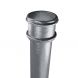 Cast Iron Round Non-Eared Downpipe - Socket On One End - 65mm x 1829mm Primed