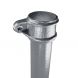Cast Iron Round Eared Downpipe - Socket On One End - 65mm x 1829mm Primed
