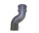 Cast Iron Round Downpipe Offset - 75mm Projection 65mm Primed