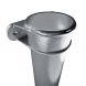 Cast Iron Round Eared Downpipe - Socket On One End - 150mm x 1829mm Primed