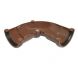 FloPlast Half Round Gutter Adjustable Angle - 50 to 156 Degree x 112mm Brown
