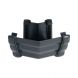 FloPlast Ogee Gutter External Angle - 135 Degree x 110mm x 80mm Cast Iron Effect