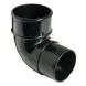 FloPlast Round Downpipe Bend - 92.5 Degree x 68mm Black