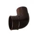FloPlast Round Downpipe Bend - 92.5 Degree x 68mm Brown