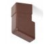 FloPlast Square Downpipe Shoe - 65mm Brown