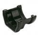 FloPlast PVC Square to PVC Half Round Gutter Adaptor - Black