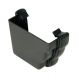 FloPlast Ogee Gutter External Stopend Left Hand - 110mm x 80mm Cast Iron Effect