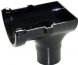 FloPlast Mini Gutter Stopend Outlet - 76mm Black