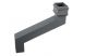 Cast Iron Rectangular Downpipe - 533mm Front Projection 100mm x 75mm Primed