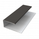 Natura Cladding Aluminium J Edge Trim - 5mtr For Aged Padauk - Pack of 2
