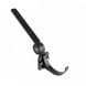 Cast Aluminium Half Round Gutter Top Rafter Bracket - 114mm Black