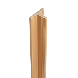 Composite Slatted Cladding Joint Trim - 3.6mtr Natural Oak