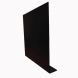 Aluminium Fascia L Profile Length - 150mm x 2mm x 3mtr Black