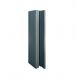 Composite Slatted Cladding External Corner - 56mm x 49.5mm x 3.6mtr Grey