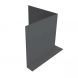 Aluminium Fascia L Profile Internal 90 Degree Corner - 150mm x 2mm Anthracite Grey
