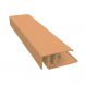 Foresta Wood Design Cladding Two-Part Lacquered Aluminium Edge Trim - 3mtr For Red Cedar & Siberian Larch