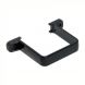 FloPlast Square Flush Downpipe Clip - 65mm Black