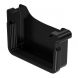 Square Gutter Large Right Hand Stopend - 135mm Black