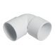 Solvent Weld Waste Bend Knuckle - 90 Degree x 32mm White