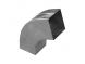 Zinc Square Downpipe Bend - 72 Degree x 80mm x 80mm