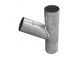 Zinc Round Downpipe Branch - 80mm