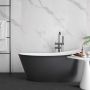 Internal Wall Panel - 250mm x 2600mm x 7.5mm Matt Carrara Marble - Pack of 4