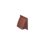 Wall Outlet with Cowl - 100mm x 154mm Brown