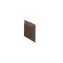 Louvered Grill with Flyscreen - 100mm x 154mm Brown