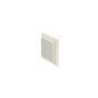Louvered Grill with Flyscreen - 100mm x 154mm White