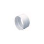 Monsoon Round Ventilation Duct Straight Connector - 100mm