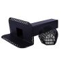 Horizontal Roof Outlet/Angled Roof Drain With Leaf Grate