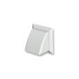 Wall Outlet with Cowl - 125mm x 200mm x 200mm White