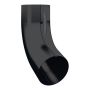 Lindab Aluminium Conical Pipe Bend 70 - 75mm Black