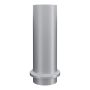 Lindab Aluminium Drain Shoe - 75mm Silver Metallic