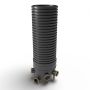 Inspection Chamber Set - 450mm Diameter x 1940mm Depth with 110mm Channel & 110mm Inlets
