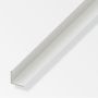 Alfer PVC Angle 15mm x 15mm x 1mm x 2mtr - White