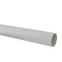 Lindab Aluminium Intermediate Pipe - 87mm x 1mtr White