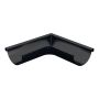 Lindab Aluminium Gutter External Angle 90 - 125mm Black