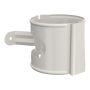 Lindab Aluminium Downpipe Bracket - 100mm White