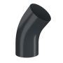 Lindab Steel Conical Downpipe Bend 45 - 75mm Anthracite Grey
