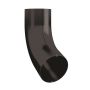 Lindab Steel Conical Downpipe Bend 70 - 120mm Black