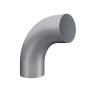 Lindab Steel Conical Downpipe Bend 85 - 75mm Silver Metallic